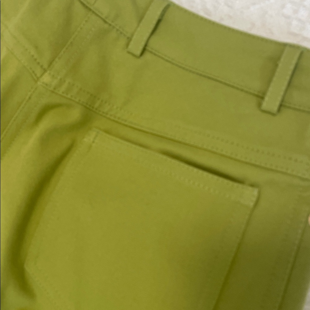 St. John jeans Pants green gold metal Embelished - Picture 15 of 16